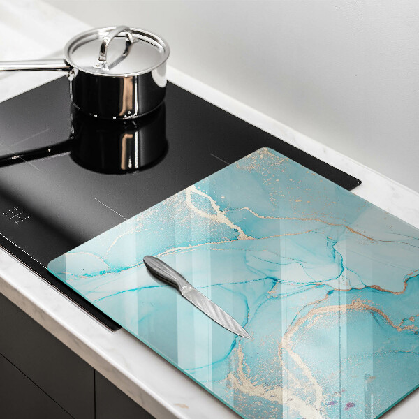 Glass worktop saver Abstraction stone