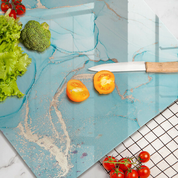 Glass worktop saver Abstraction stone