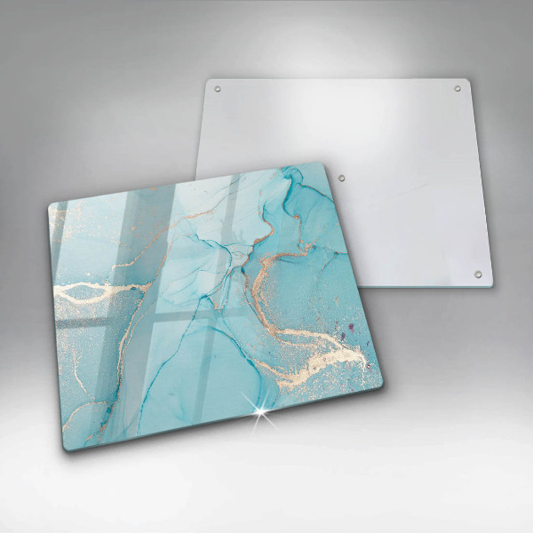 Glass worktop saver Abstraction stone