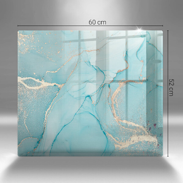 Glass worktop saver Abstraction stone