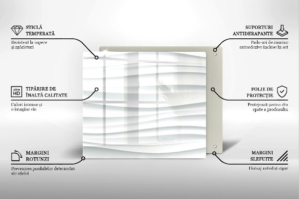 Chopping board glass Modern structure