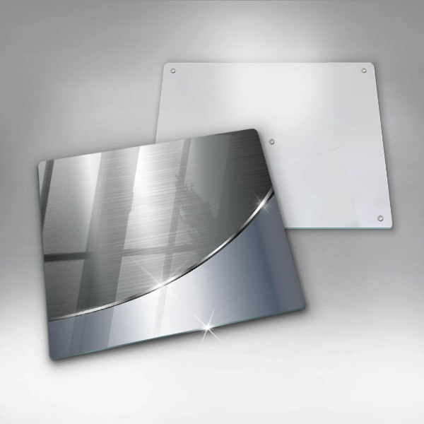 Chopping board glass Pattern metal abstraction