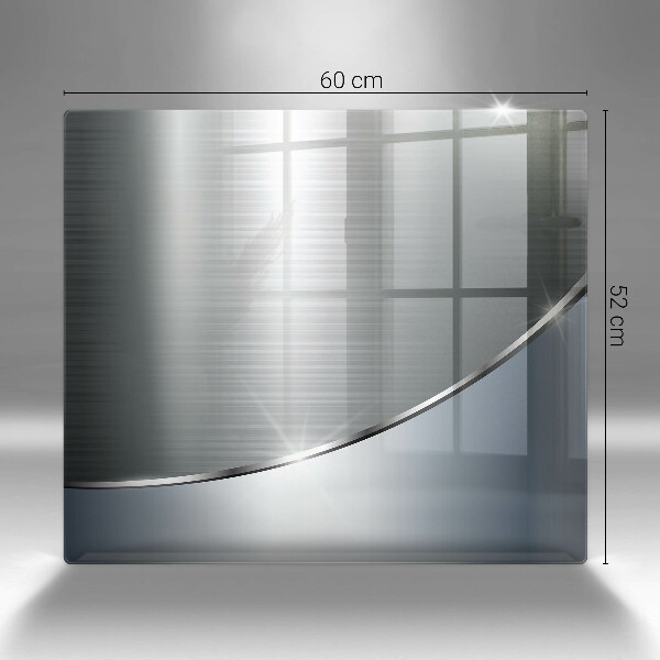 Chopping board glass Pattern metal abstraction