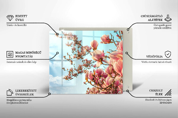 Kitchen worktop protector Pink Flowers Tree