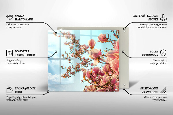 Kitchen worktop protector Pink Flowers Tree