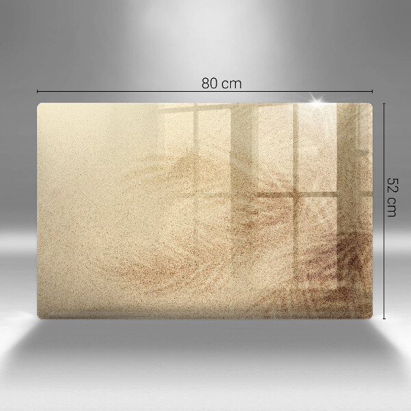 Cutting board Beach sand and holidays