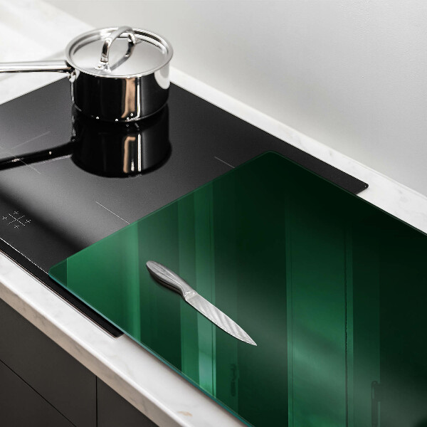 Chopping board glass Green color