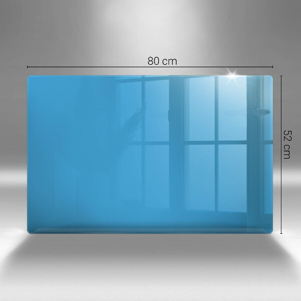 Chopping board glass Blue color