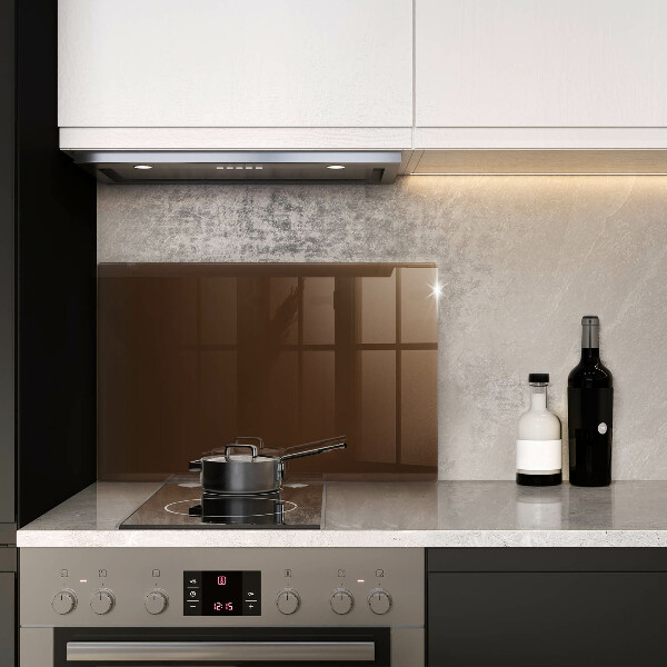 Chopping board glass Brown color
