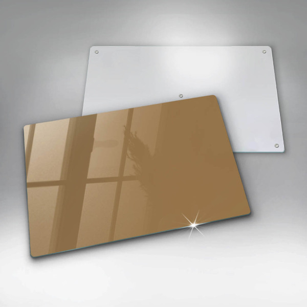 Chopping board glass Beige colour
