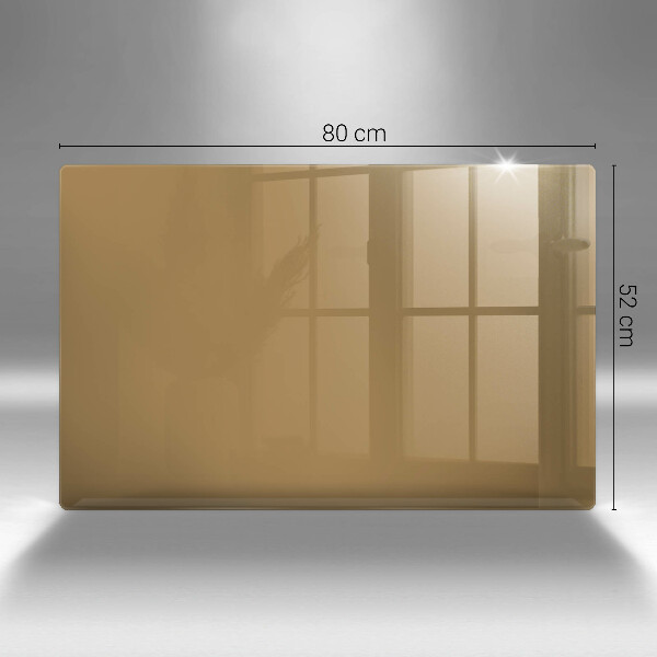 Chopping board glass Beige colour