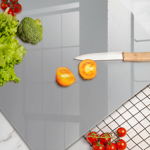 Chopping board glass Grey colour