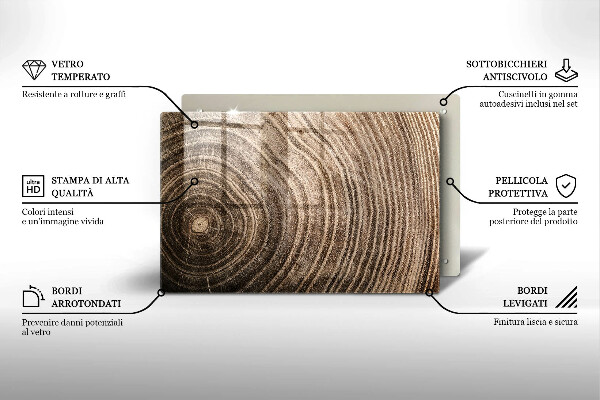 Worktop saver Wood grain