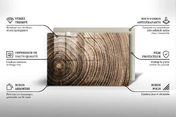 Worktop saver Wood grain