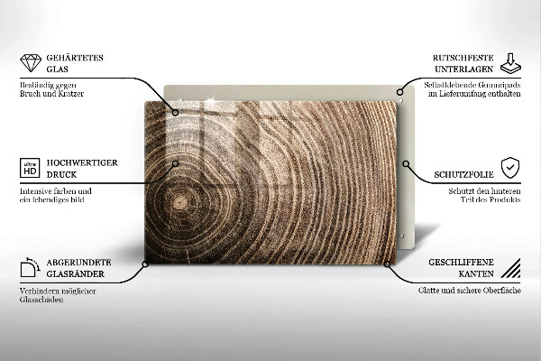 Worktop saver Wood grain