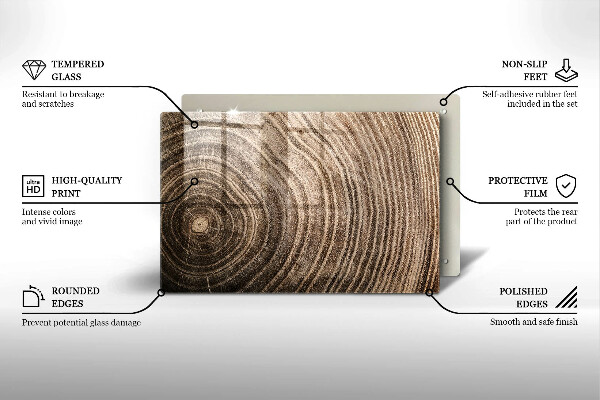 Worktop saver Wood grain