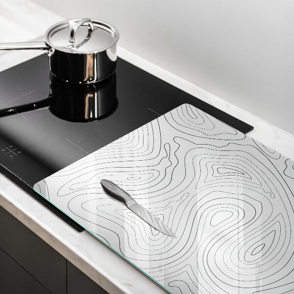 Cutting board Abstraction shapes