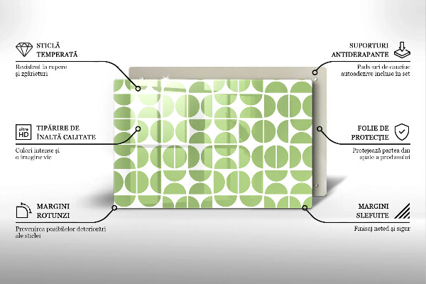 Cutting board Boho shapes