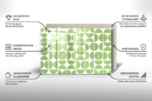 Cutting board Boho shapes