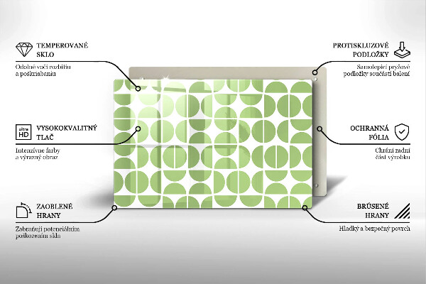 Cutting board Boho shapes