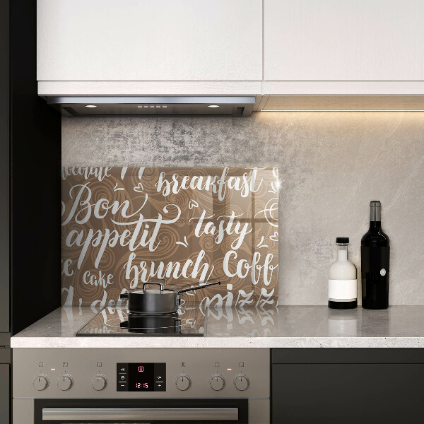 Worktop saver Text Bon Appetit