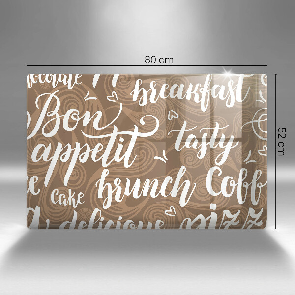 Worktop saver Text Bon Appetit