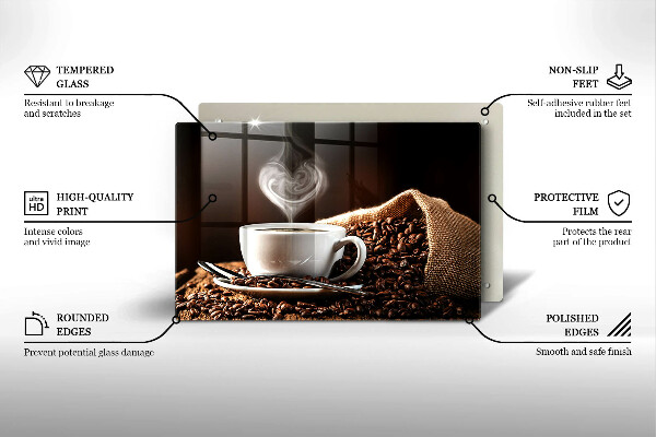 Worktop saver Coffee and cup