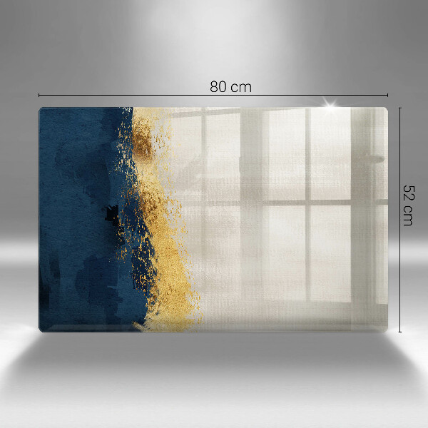 Cutting board Abstraction gold