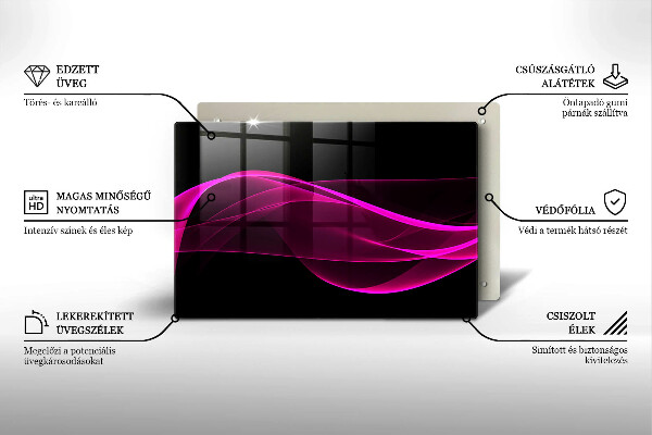 Worktop saver Pink abstraction