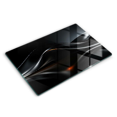 Chopping board glass 3D design abstraction