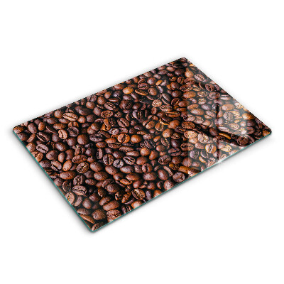 Chopping board glass Coffee beans