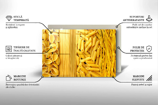 Chopping board glass Pasta