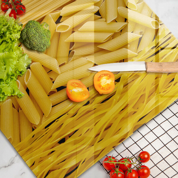 Chopping board glass Pasta