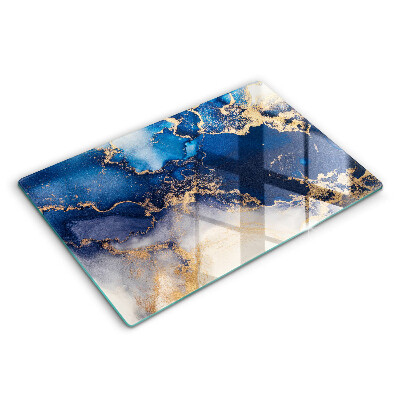 Chopping board glass Marble abstraction
