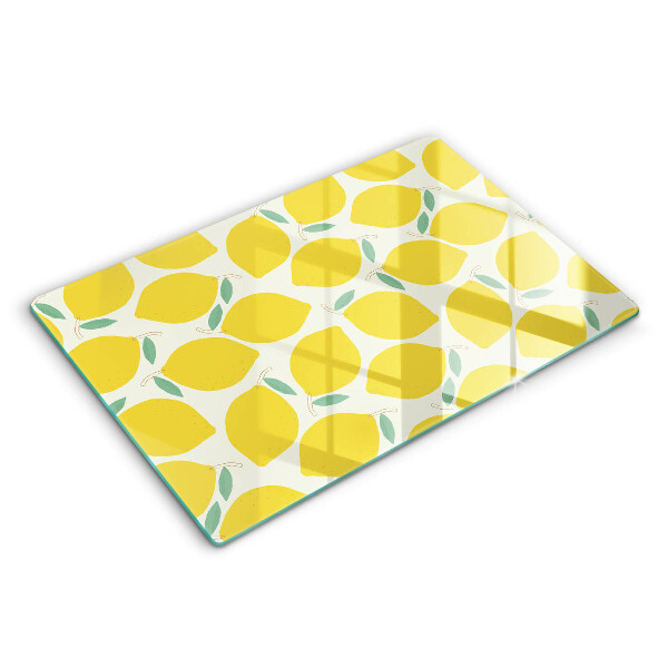 Cutting board Illustratuion lemons