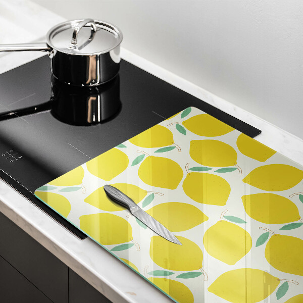 Cutting board Illustratuion lemons