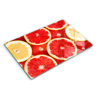 Cutting board Grapefruit slices