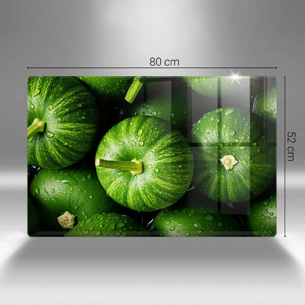 Cutting board Green pumpkins