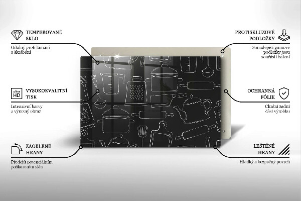 Cutting board Drawing kitchen accessories