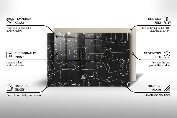 Cutting board Drawing kitchen accessories