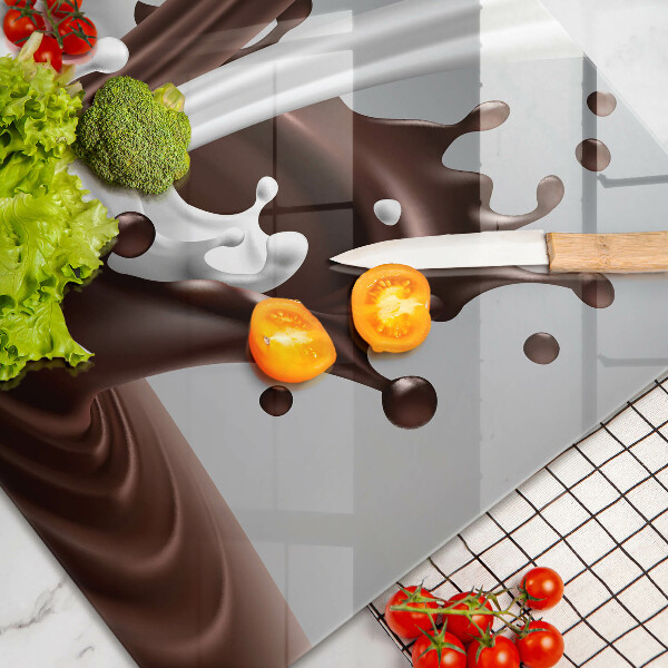 Cutting board Milk and chocolate