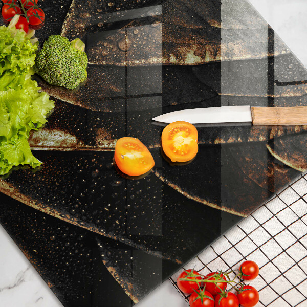 Cutting board Golden leaf