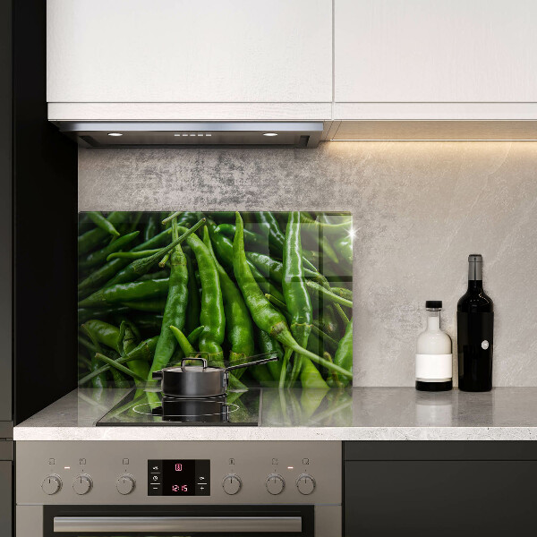 Chopping board glass Pods peas