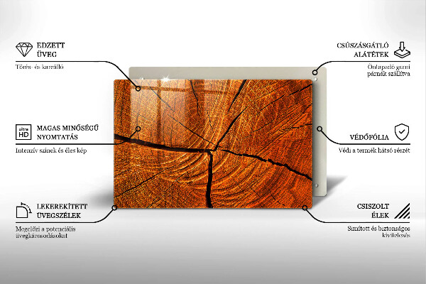 Cutting board Wood trunk structure