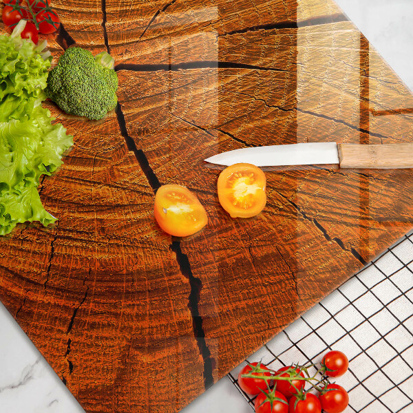 Cutting board Wood trunk structure