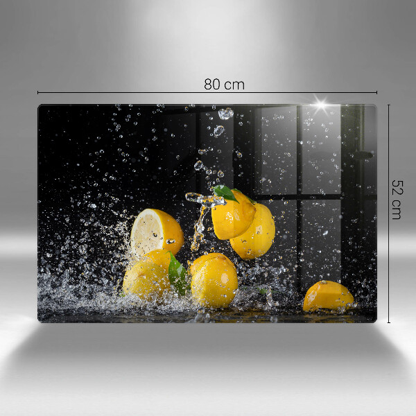 Cutting board Juicy lemon fruit