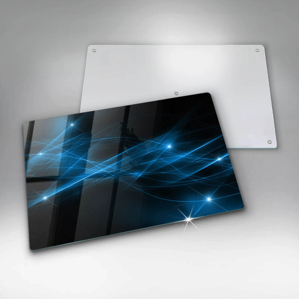 Worktop saver Blue smoke abstraction