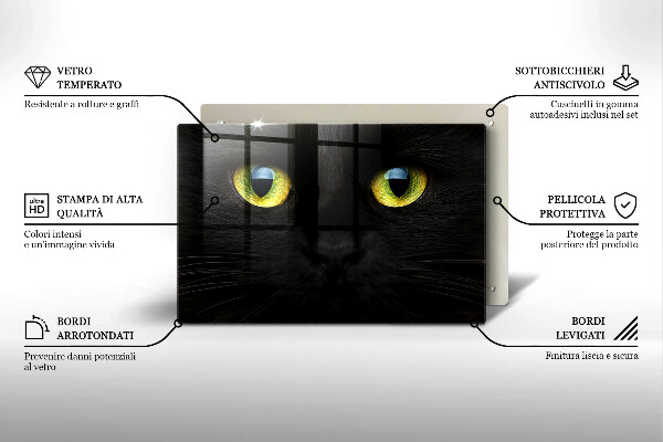Worktop saver Animal cat eyes