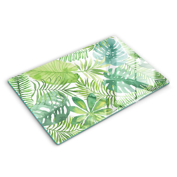 Worktop saver Boho watercolors leaves