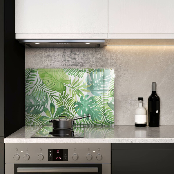 Worktop saver Boho watercolors leaves